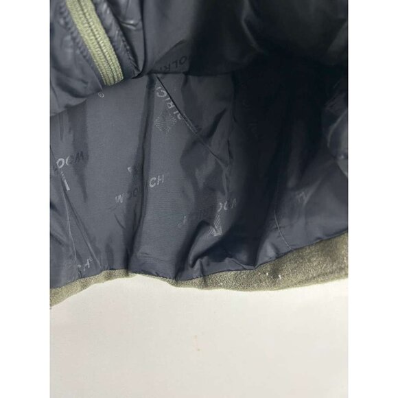 Woolrich Women's Large Full Zip 100% Wool Jacket With Pockets Olive Heather - Picture 9 of 12